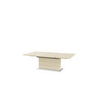 MATBORD 200-280/100/64-110 cm massivt trä  trä utdragbar, justerbar höjd, finns i olika träslag rektangulär ek Bianco  - ek Bianco, Klassisk, trä (200-280/100/64-110cm) - Skovby
