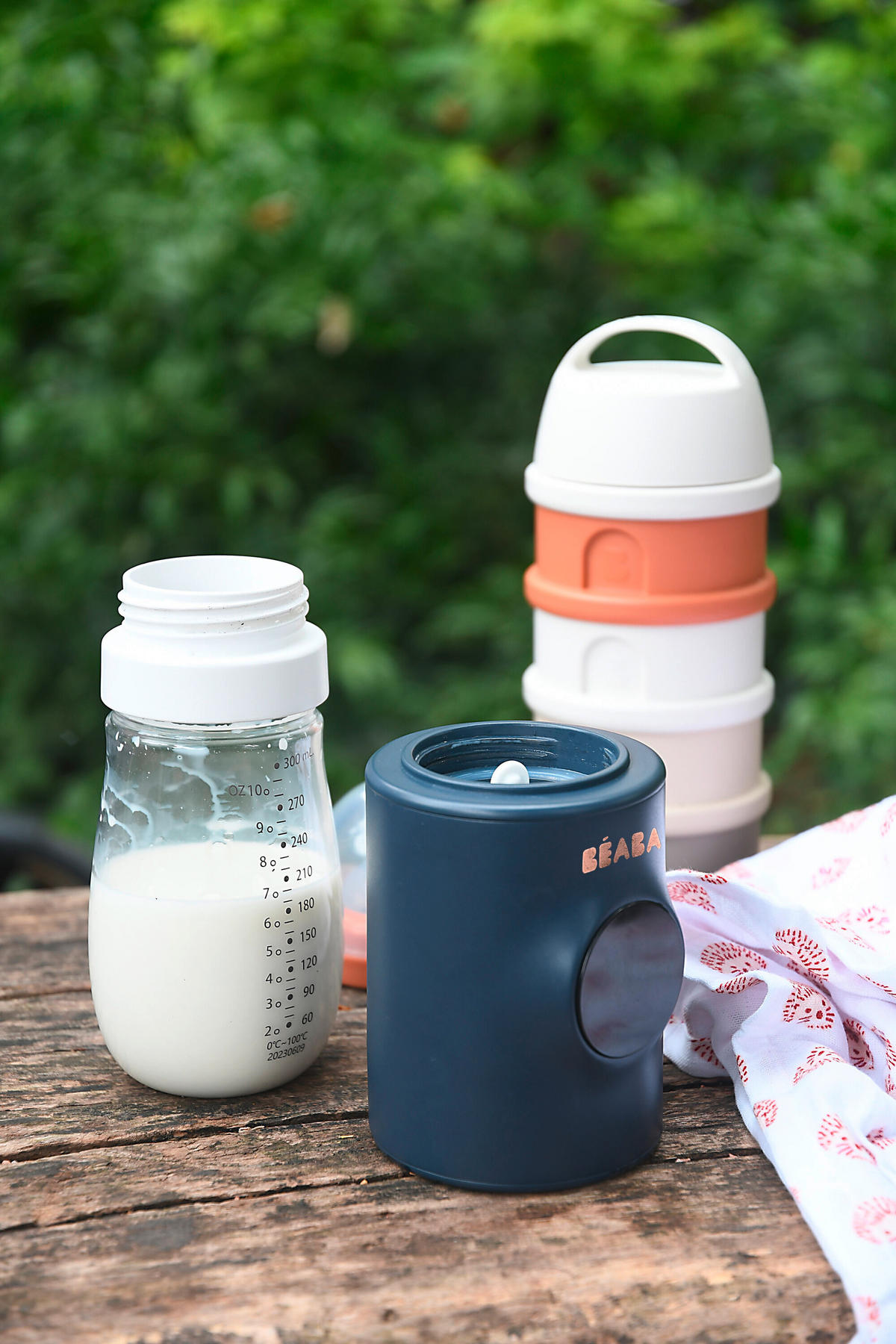 BABYKOSTWÄRMER Milk nomad  - Dunkelblau, Basics, Kunststoff/Metall (8,2/11,2/8,2cm) - Beaba