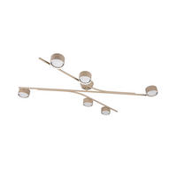 DECKENLEUCHTE Coda 113,5/75,5/11 cm   - Beige/Weiß, Design, Metall (113,5/75,5/11cm) - Trio Leuchten