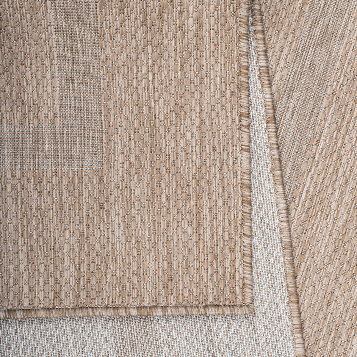 FLATVÄVD MATTA 200/200 cm Relax  - beige, Basics, textil (200/200cm) - Novel