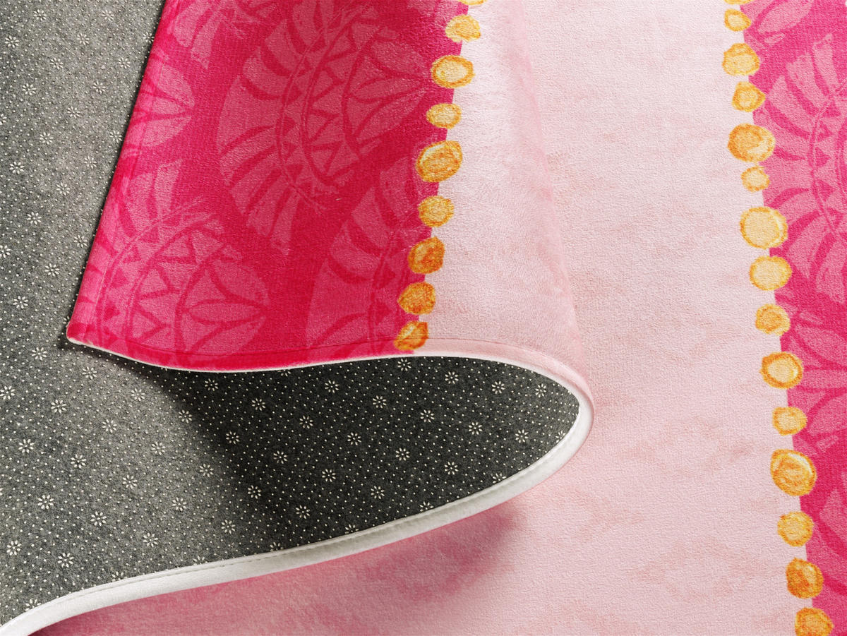 KINDERTEPPICH 100/160 cm Prinzessin Lillifee  - Pink/Rosa, Trend, Kunststoff/Textil (100/160cm)