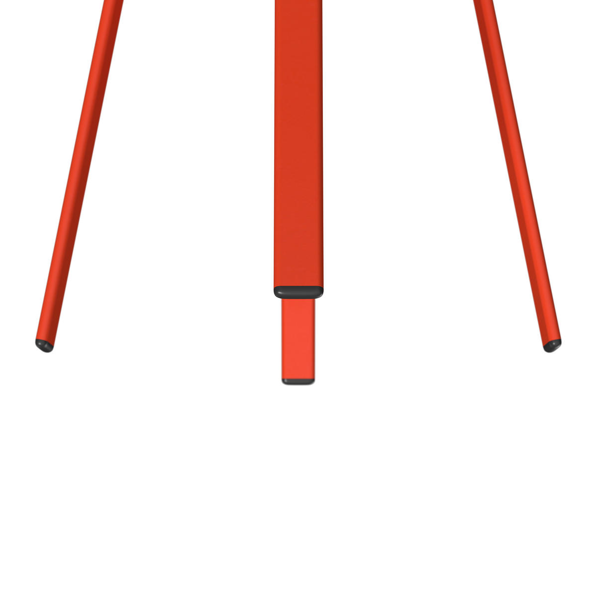 BEISTELLTISCH in Metall 40/40/46 cm  - Rot, Design, Metall (40/40/46cm) - Ambia Garden