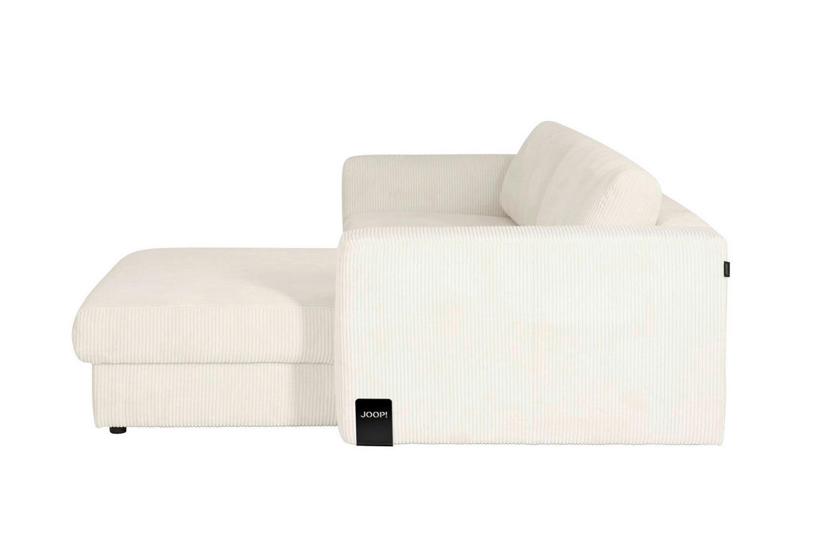 ECKSOFA JOOP Beige Cord  - Beige/Schwarz, KONVENTIONELL, Kunststoff/Textil (269/192cm) - Joop!