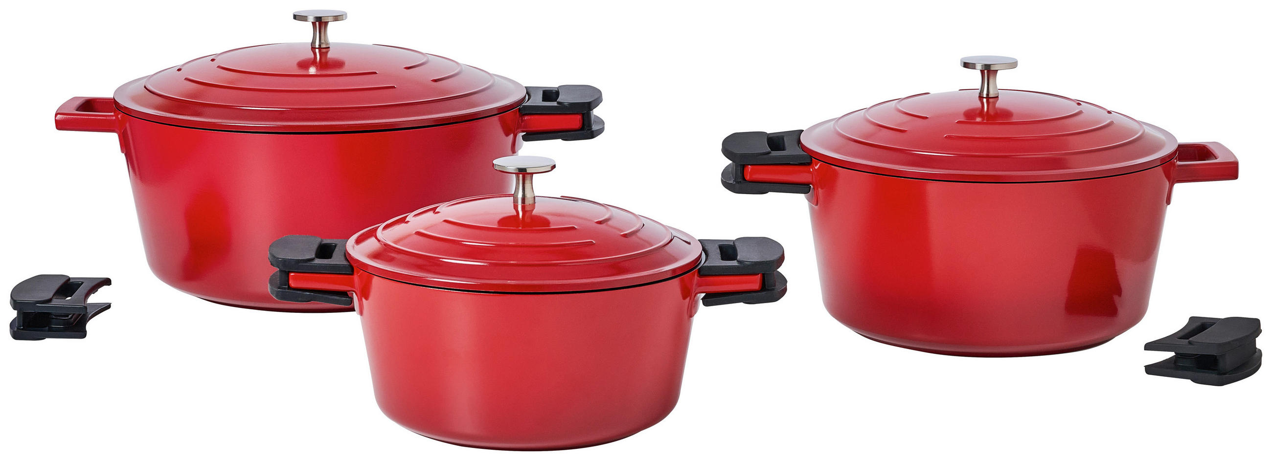 SCHMORTOPF Keramika Red 6.8 l  - Rot, KONVENTIONELL, Metall (28cm) - Kelomat