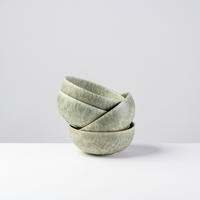 MÜSLISCHALENSET MOOS´N´STEIN 4-teilig  - Grün, Basics, Keramik (15,5/6,5cm) - Gipfelstück