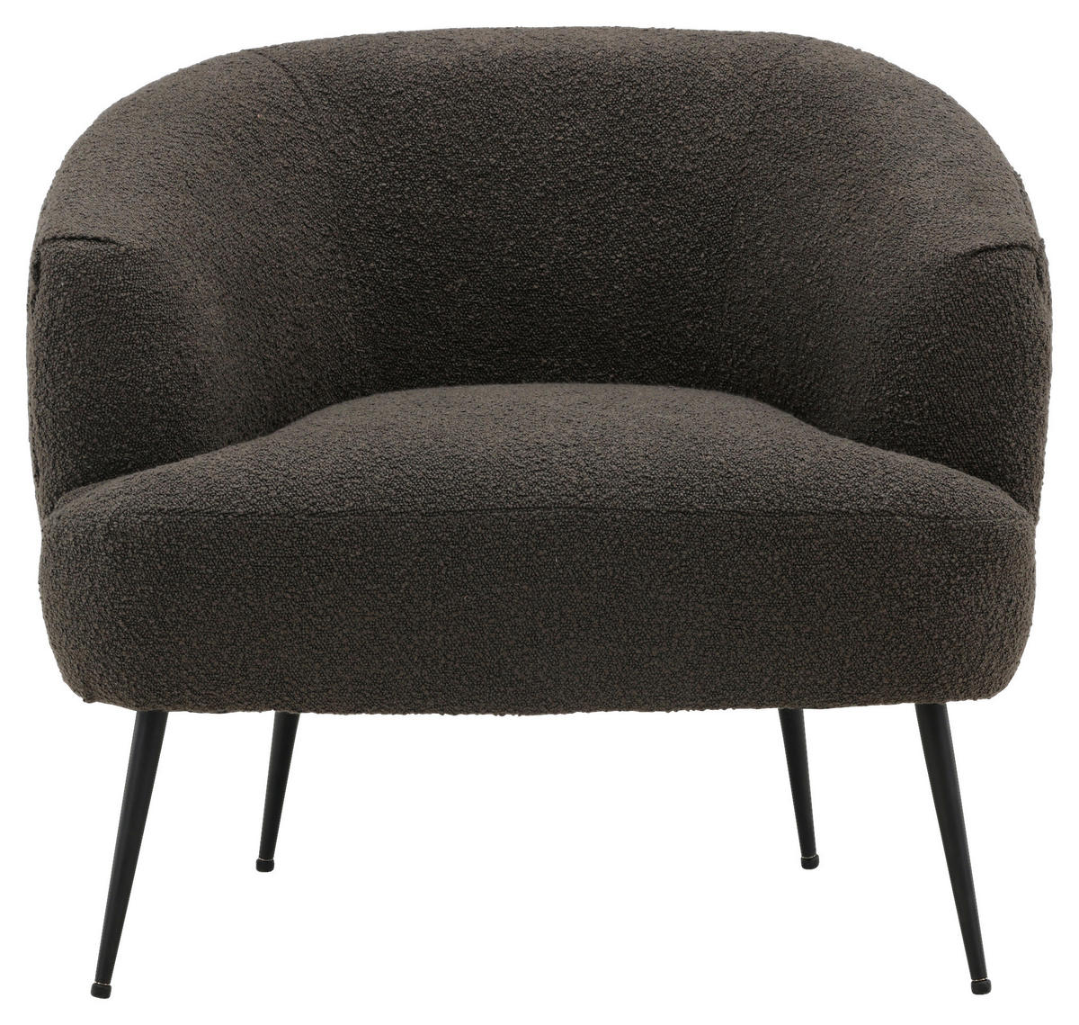 SESSEL in Schwarz  - Schwarz, Design, Textil/Metall (70/68,5/79cm) - Livetastic