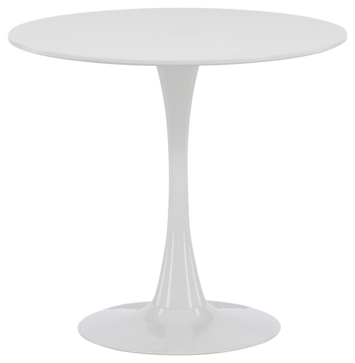 ESSTISCH in Metall, Holzwerkstoff 80/80/75 cm  - Hellgrau/Weiß, Design, Holzwerkstoff/Metall (80/80/75cm) - Livetastic