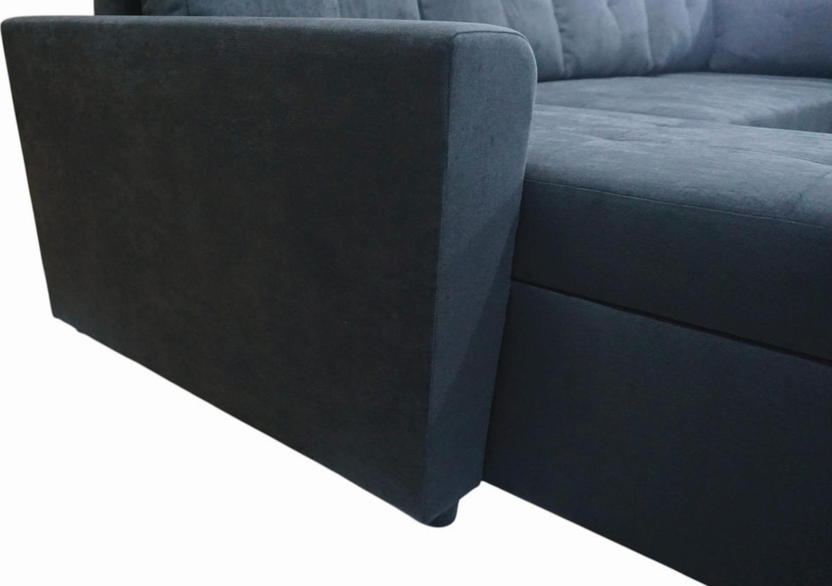 WOHNLANDSCHAFT TERMOLI Anthrazit Jacquard  - Anthrazit/Schwarz, Design, Kunststoff/Textil (155/297/212cm) - MID.YOU