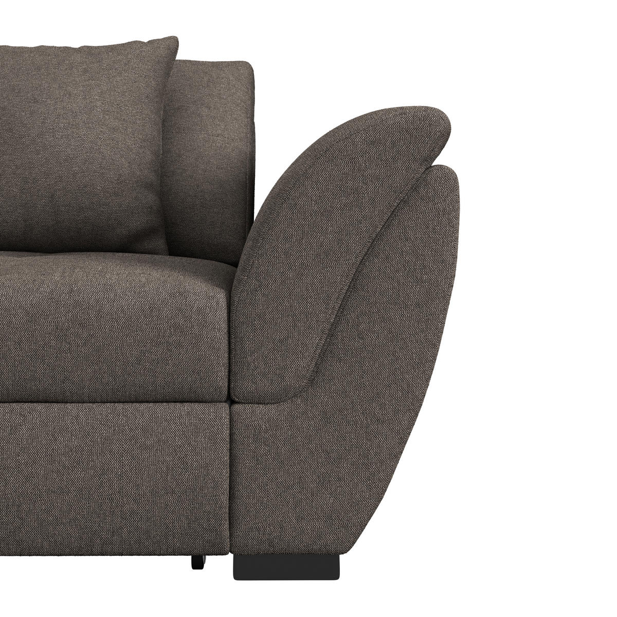 HÖRNSOFFA i vävt tyg brun  - brun, Design (187/278cm) - Livetastic