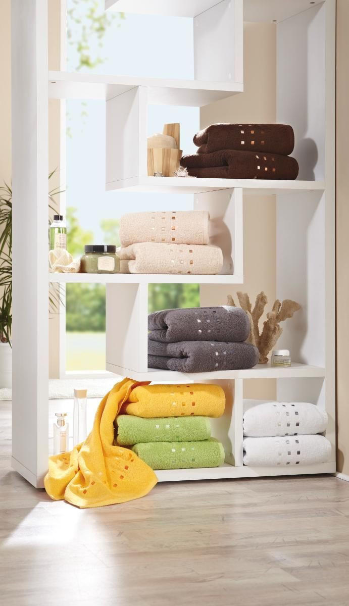 DUSCHTUCH Quattro 70/140 cm - Anthrazit, Basics, Textil (70/140cm) - Esposa