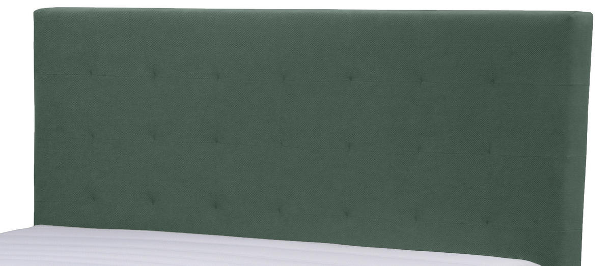 BOXBETT 120/200 cm  in Grün  - Schwarz/Grün, Konventionell, Kunststoff/Textil (120/200cm) - Moderano
