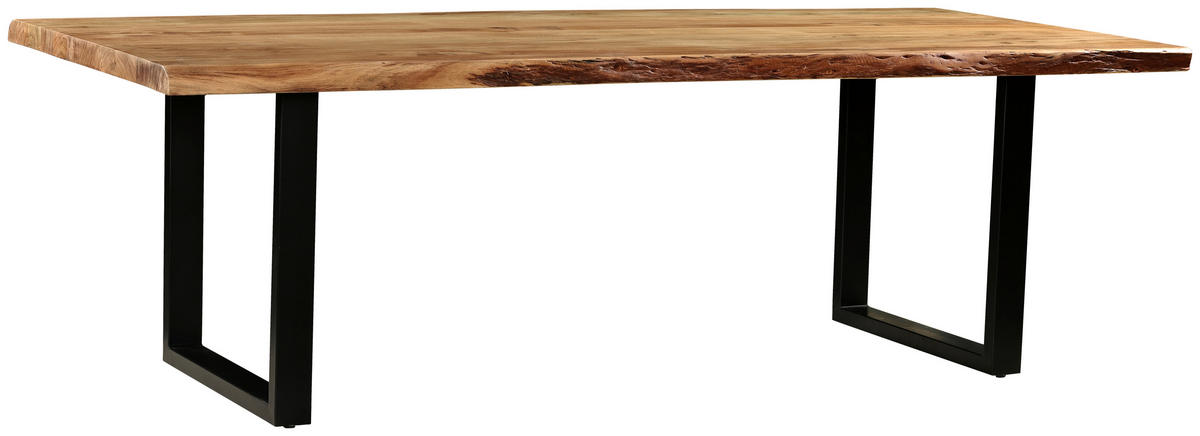 STOL ZA BLAGOVAONICU  crna, boje bagrema  drvo, metal      - boje bagrema/crna, Moderno, drvo/metal (240/110/76cm) - MID.YOU