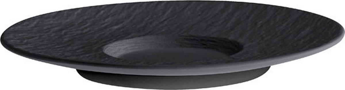UNTERTASSE MANUFACTURE ROCK  17 cm   - Schwarz, Design, Keramik (17cm) - Villeroy & Boch
