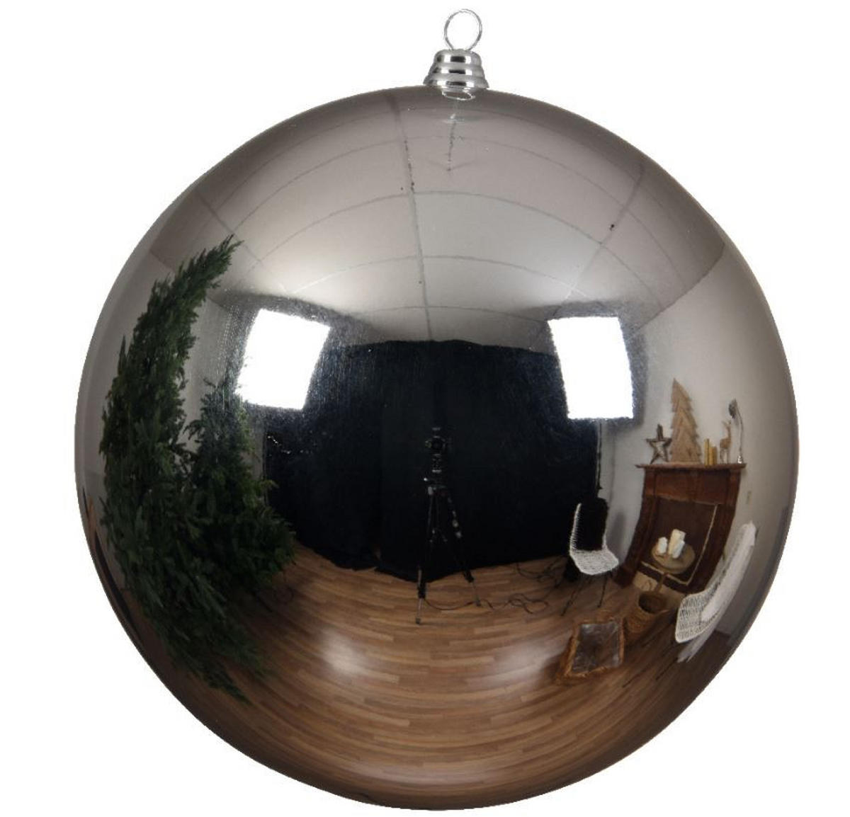 JULGRANSKULA 14 cm  - silver, Basics, plast (14cm)