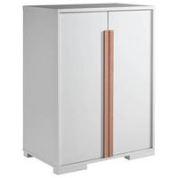  KINDERKLEIDERSCHRANK Weiß  - Weiß/Naturfarben, MODERN, Holz/Holzwerkstoff (86/116,2/56cm) - MID.YOU