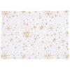 PRESTIERANIE, bavlna, 33/48 cm - biela/zlatá, Basics, textil (33/48cm) - X-Mas