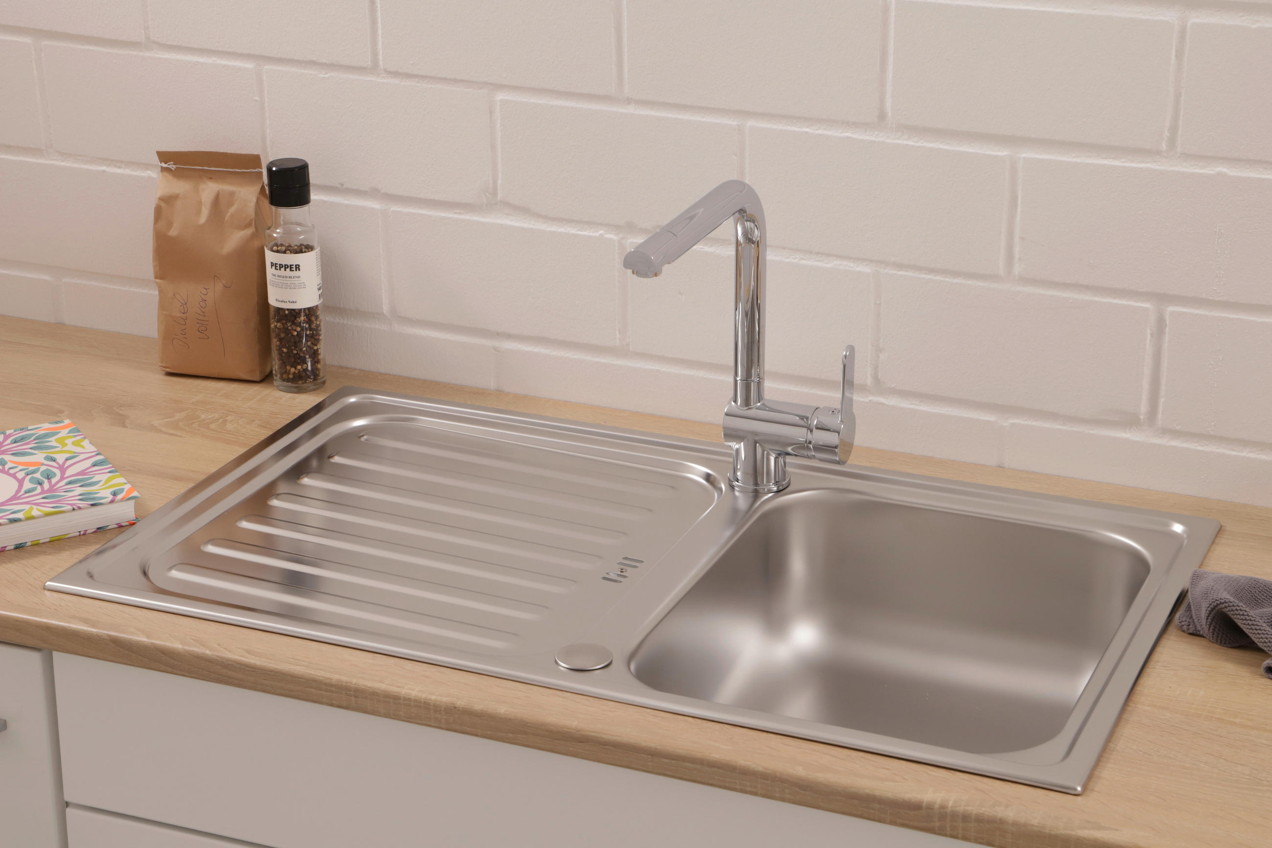 DISKHO 17503100860500100-80  - stålfärgad, Basics, metall (86/17,5/50cm) - Respekta