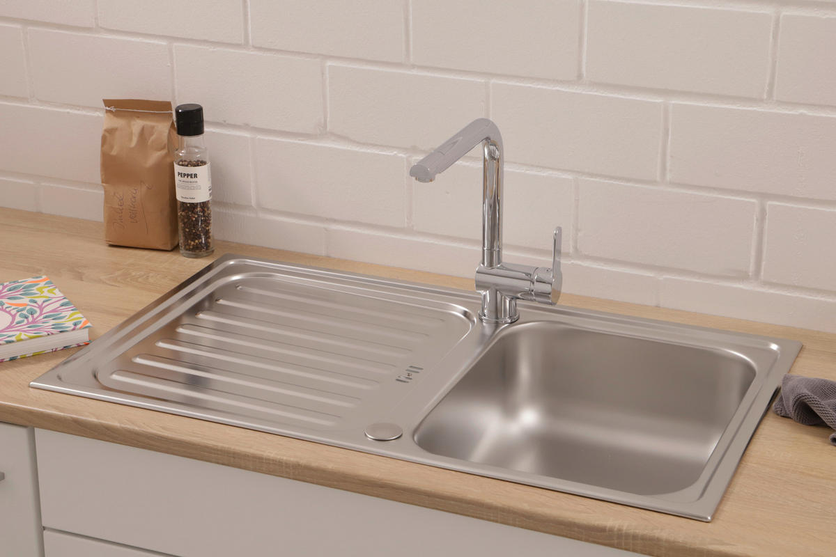 DISKHO 17503100860500100-80  - stålfärgad, Basics, metall (86/17,5/50cm) - Respekta