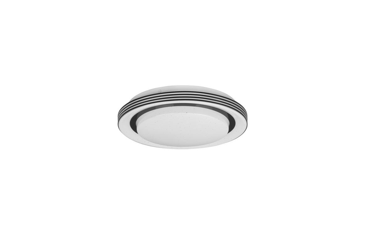 LED-DECKENLEUCHTE Atria 27/7 cm   - Schwarz, Basics, Kunststoff (27/7cm)