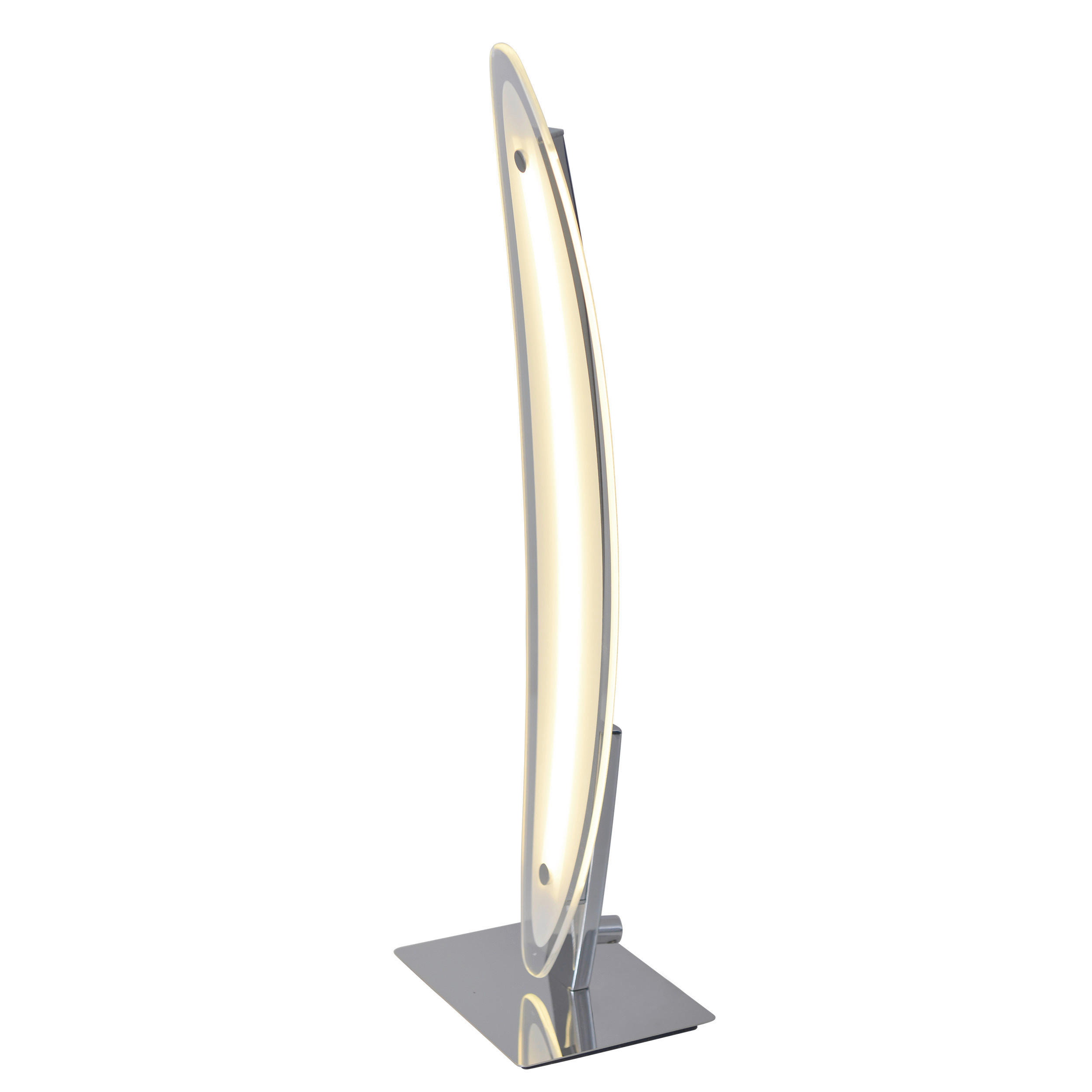 LED-TISCHLEUCHTE   - Chromfarben, Basics, Glas/Metall (43cm) - Näve