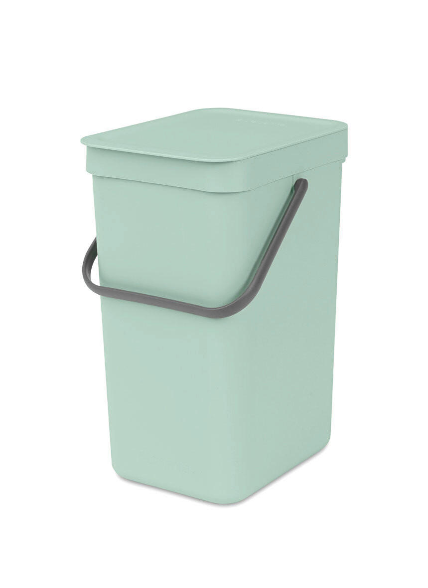 ABFALLEIMER SORT & GO 12 L  - Jadegrün, Basics, Kunststoff (20/35.1/24.9cm) - Brabantia