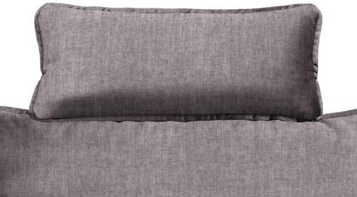 KOPFSTÜTZE - Grau, Design, Textil (57/25/15cm) - Hom`in