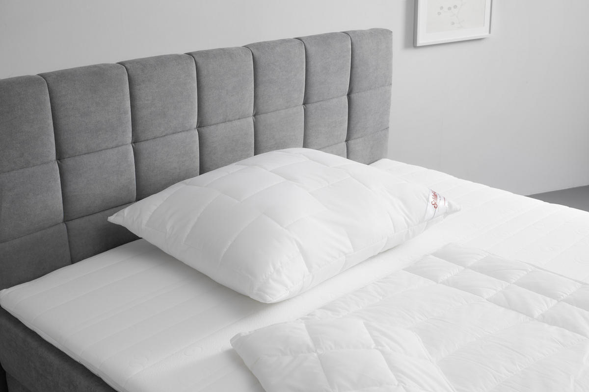 KOPFPOLSTER 70/90 cm   - Weiß, KONVENTIONELL, Textil (70/90cm) - FAN