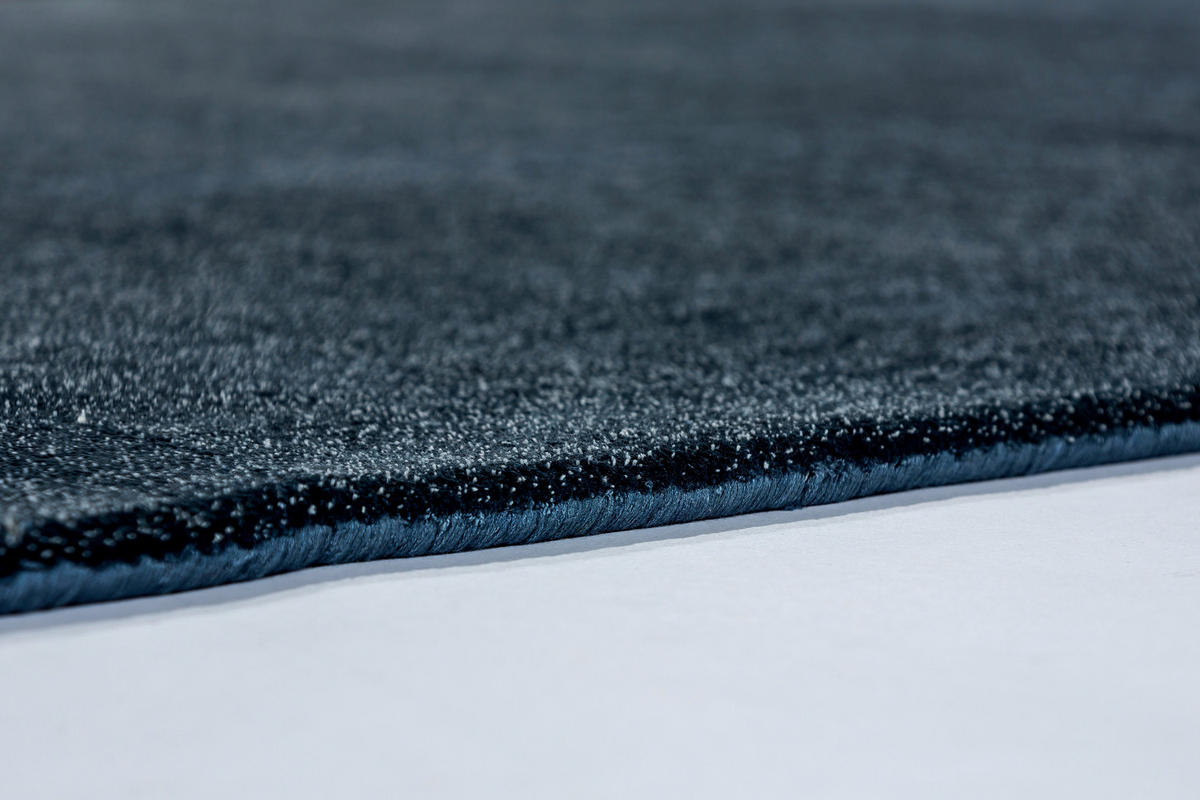 HANDWEBTEPPICH 140/200 cm Aura Blau  - Blau, KONVENTIONELL, Textil (140/200cm) - Schöner Wohnen