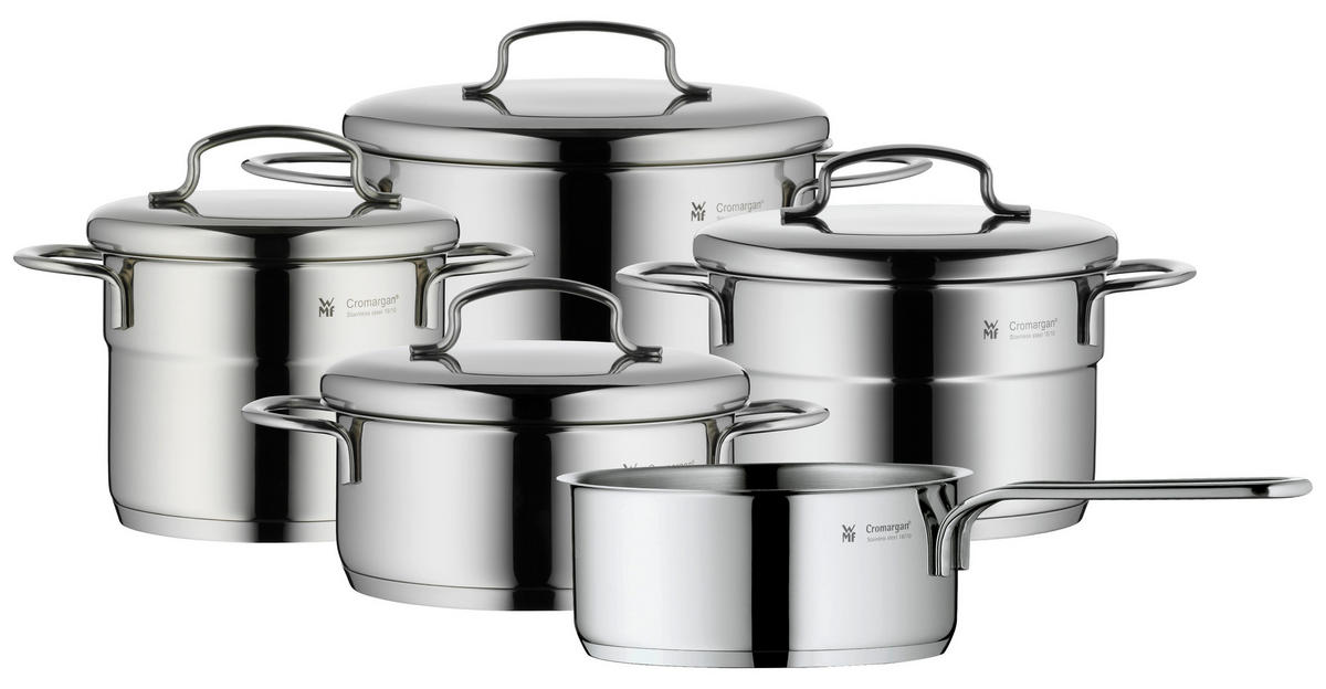 KOCHTOPFSET MINI  - Edelstahlfarben, Basics, Metall - WMF