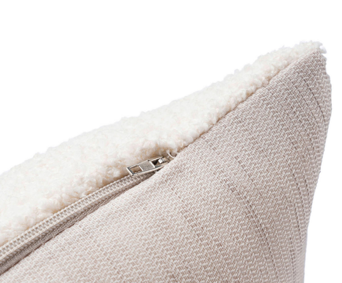 ZIERKISSEN  50/50 cm   - Schlammfarben, Basics, Textil (50/50cm) - Novel