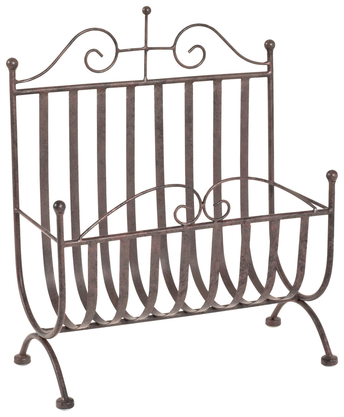 STOJALO ZA ČASOPISE kovina  - rjava, Trendi, kovina (37/44/18cm) - Landscape