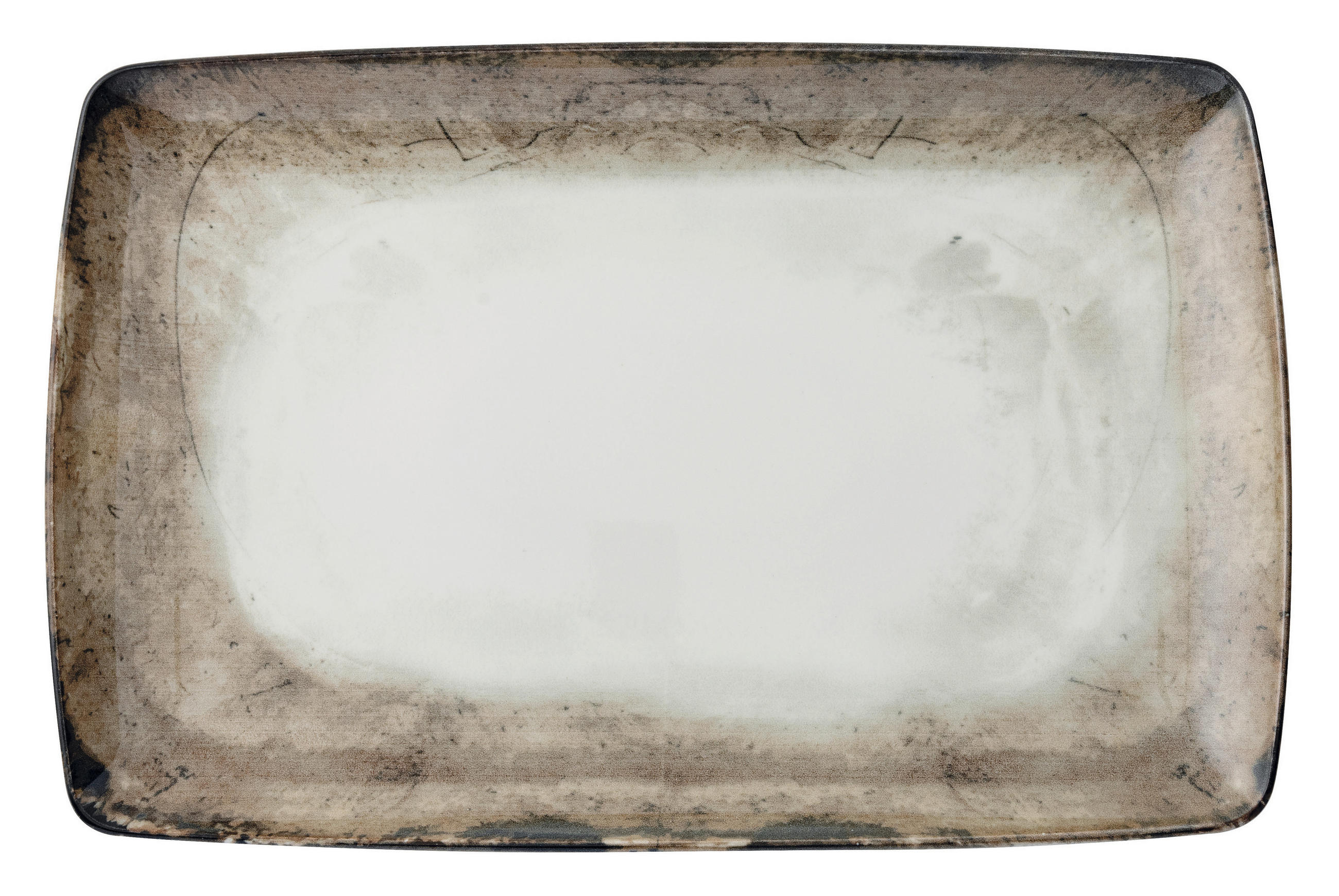 PLADANJ      35/22/3 cm       shade earth  - smeđa, Basics, keramika (35/22/3cm) - ARTHUR KRUPP