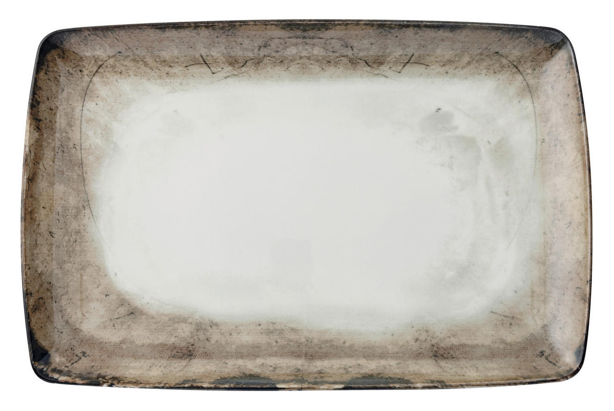 PLADANJ      35/22/3 cm       shade earth  - smeđa, Basics, keramika (35/22/3cm) - ARTHUR KRUPP
