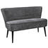 SITZBANK 140/83/75 cm in Grau - Schwarz/Grau, Trend, Holz/Holzwerkstoff (140/83/75cm) - Carryhome SITZBANK 140/83/75 cm in Grau - Schwarz/Grau, Trend, Holz/Holzwerkstoff (140/83/75cm) - Carryhome