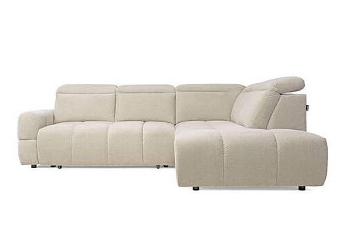 SAROKKANAPÉ textil bézs  - bézs, Modern, műanyag/textil (270/110/223cm) - Welnova