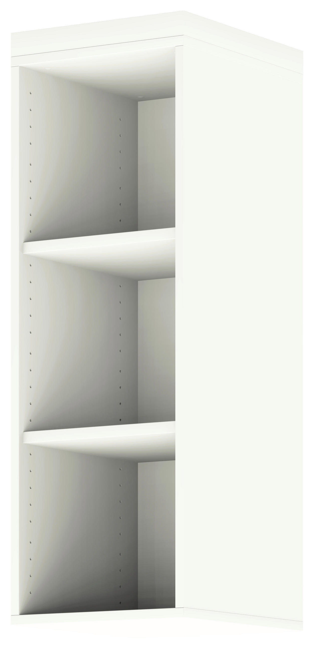 AKTENREGAL Weiß  - Weiß, KONVENTIONELL, Holzwerkstoff (40/112,5/40cm) - Moderano