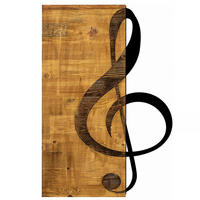 OBJEKTBILD 39/58 cm  - Schwarz/Braun, Basics, Holzwerkstoff (39/58cm)