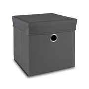 SPIELZEUGBOX - Grau, Basics, Holz/Kunststoff (32/32/32cm) - My Baby Lou