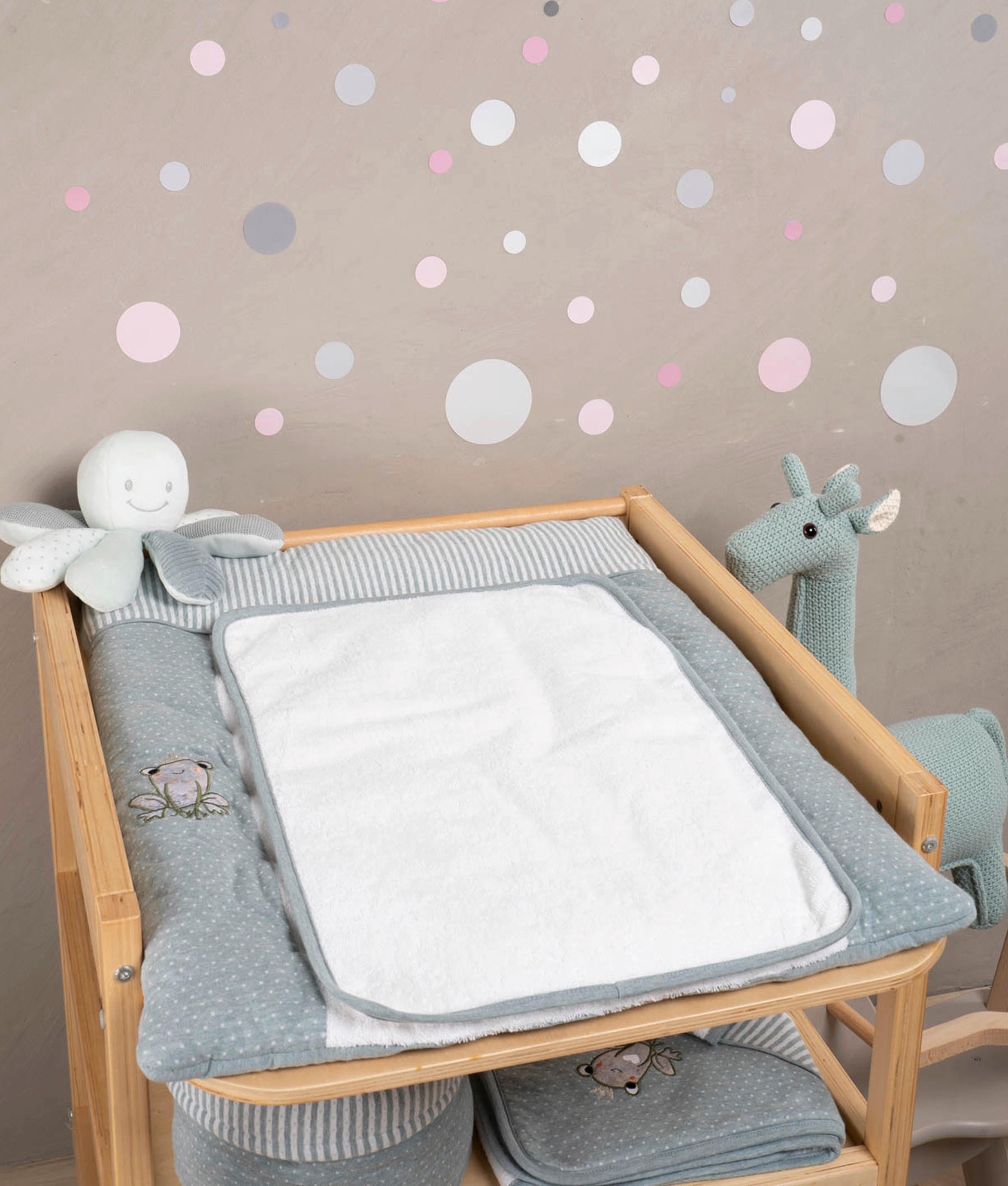 WICKELAUFLAGE - Salbeigrün, Basics, Textil (55/70cm) - Bebe's Collection