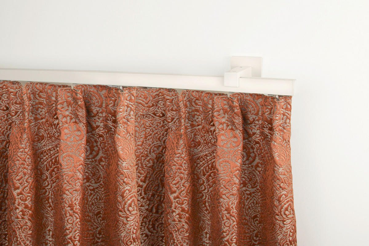 VORHANGSTANGENSET 650 cm  - Weiß, Basics, Metall (650cm)