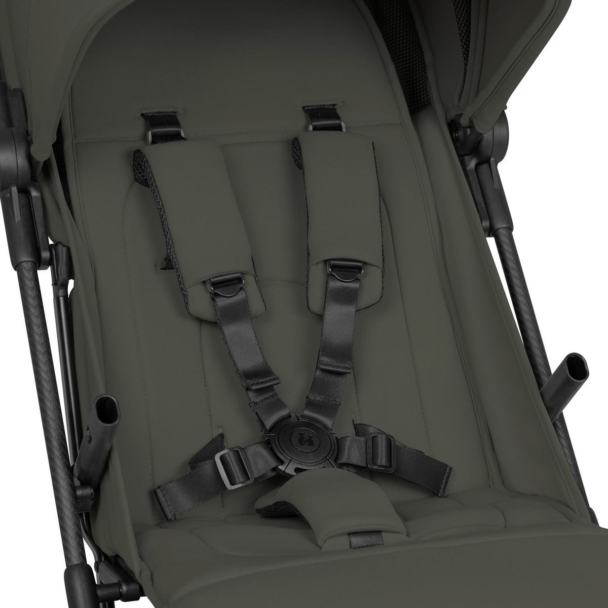 BUGGY Lite N Care  - Schwarz/Olivgrün, Basics, Textil/Metall (89/43.5/100cm) - Hauck