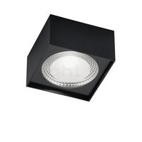 AUFBAULEUCHTE 12/12/7 cm   - Schwarz, Design, Metall (12/12/7cm) - Helestra