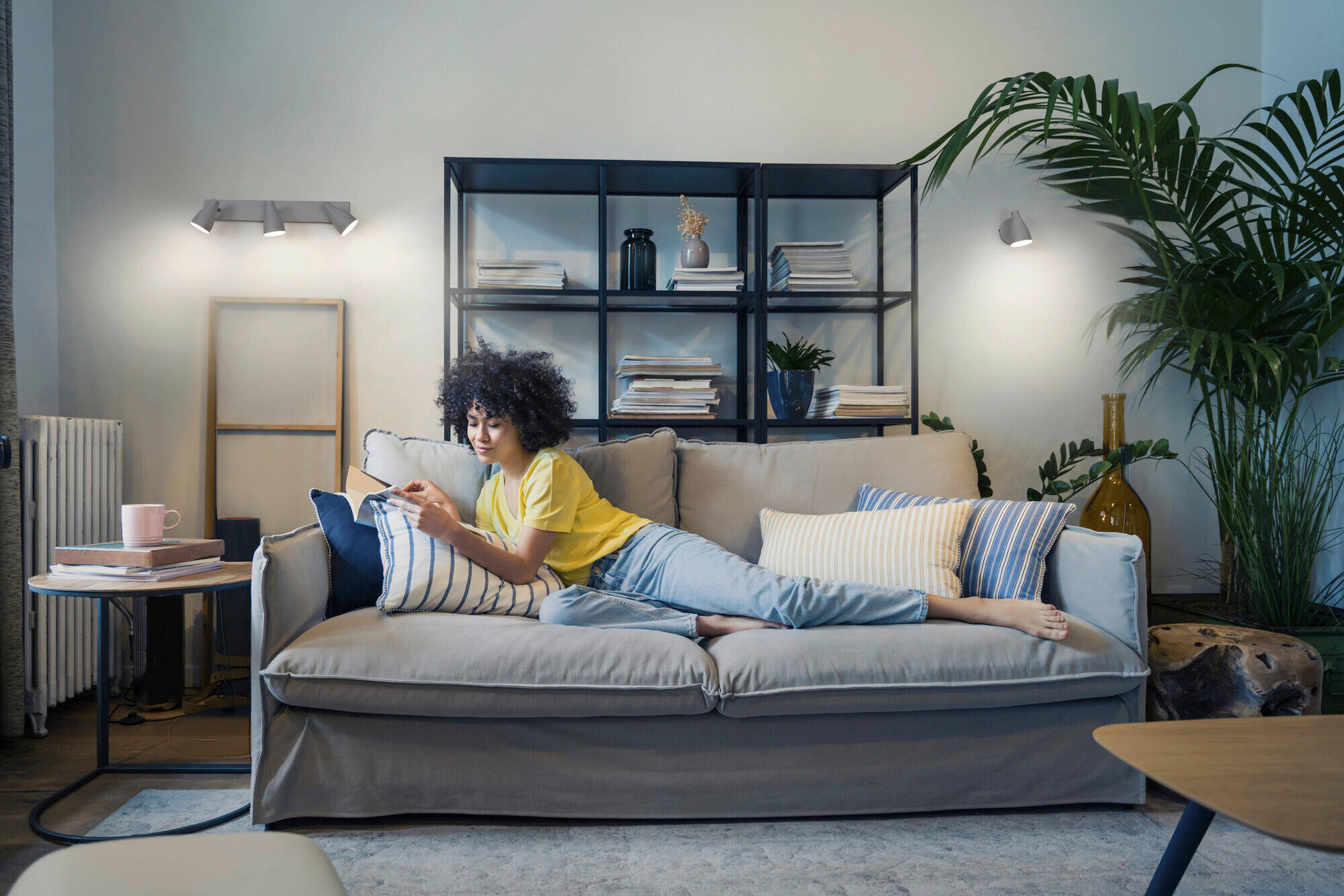 LED-STRAHLER 44,4/6/13,1 cm   - Grau, Basics, Kunststoff/Metall (44,4/6/13,1cm) - Osram