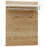 GARDEROBENPANEEL Balkeneiche furniert lackiert Eichefarben, Weiß - Eichefarben/Weiß, Design, Holz (80/109/27cm) - Dieter Knoll