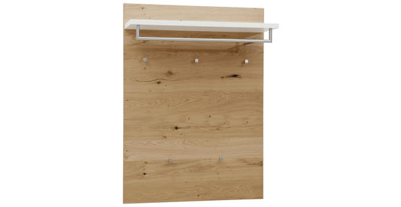 GARDEROBENPANEEL 80/109/27 cm - Eichefarben/Weiß, Design, Holz/Holzwerkstoff (80/109/27cm) - Dieter Knoll