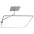 LED-DECKENLEUCHTE - Chromfarben, LIFESTYLE, Kunststoff/Metall (55/55/31cm) LED-DECKENLEUCHTE - Chromfarben, LIFESTYLE, Kunststoff/Metall (55/55/31cm)