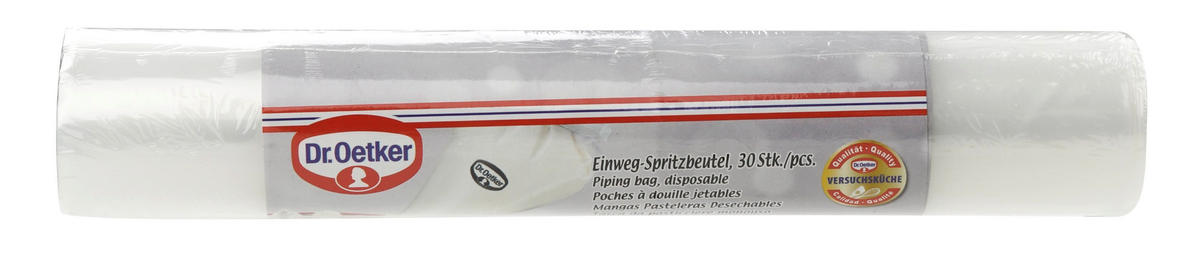 EINWEGSPRITZBEUTEL - Basics, Kunststoff (20/3/3cm) - Dr.Oetker