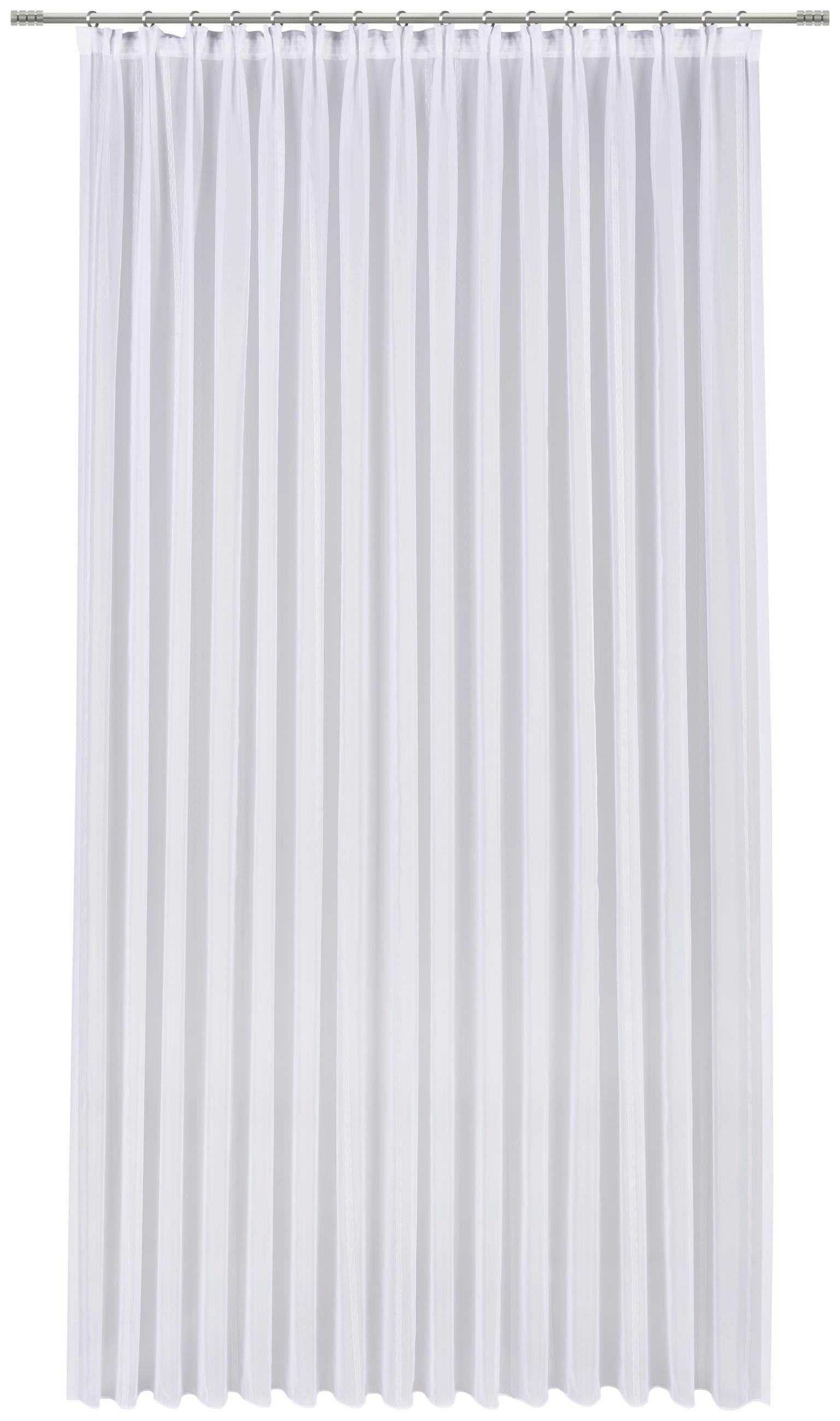 FERTIGSTORE  halbtransparent   300/245 cm  - Weiß, Basics, Textil (300/245cm) - Esposa