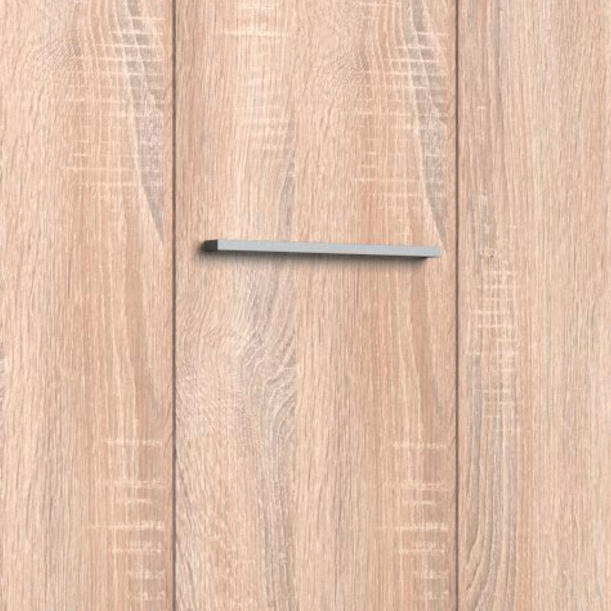 ZIDNI KREVET 90/200 cm   - boje hrasta, Konvencionalno, drvni materijal/metal (90/200cm) - MID.YOU