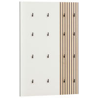 GARDEROBENPANEEL  in 73,5/109/2,6 cm  - Eichefarben/Beige, Design, Holzwerkstoff (73,5/109/2,6cm) - MID.YOU